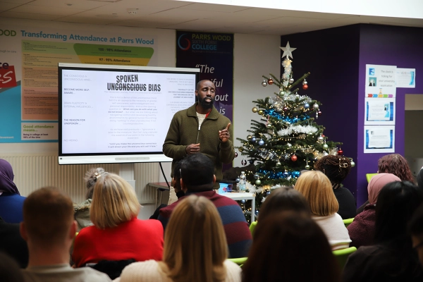 Staff during a CPD session